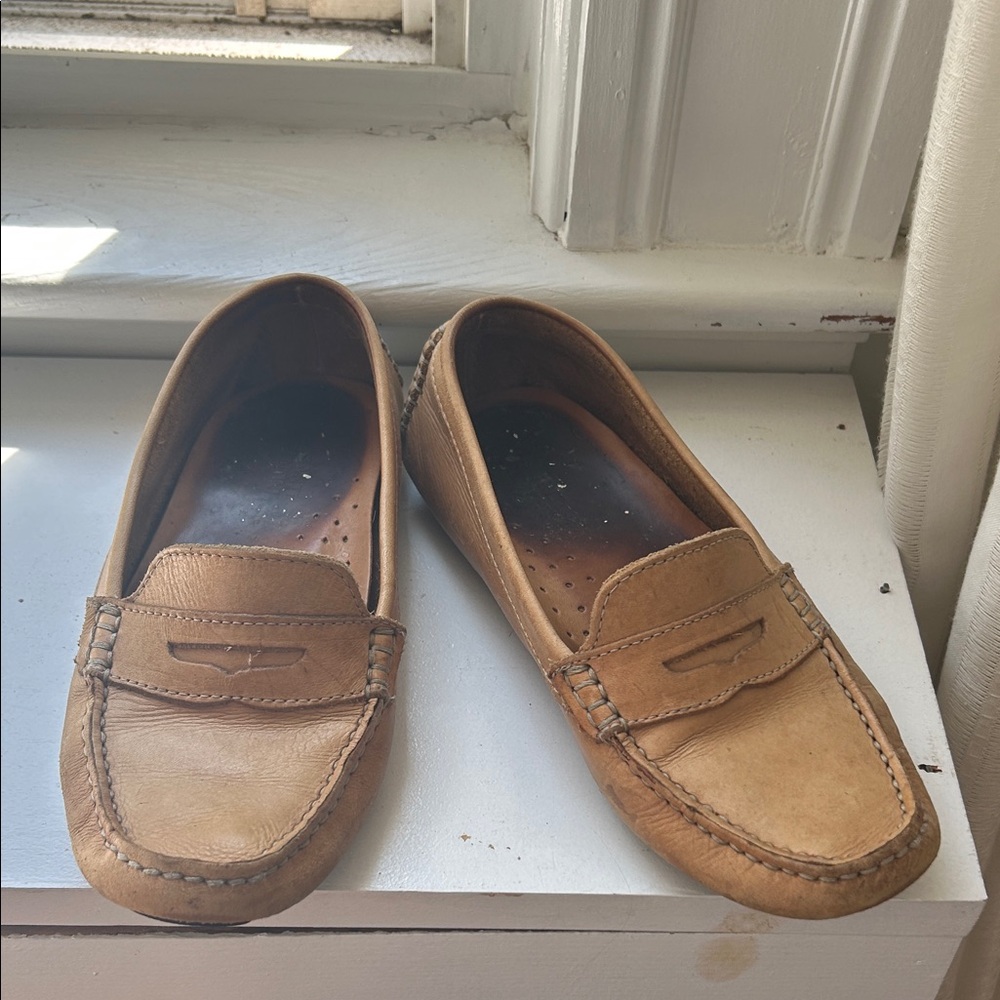 Mercanti Fiorentini Light Brown Leather Loafers